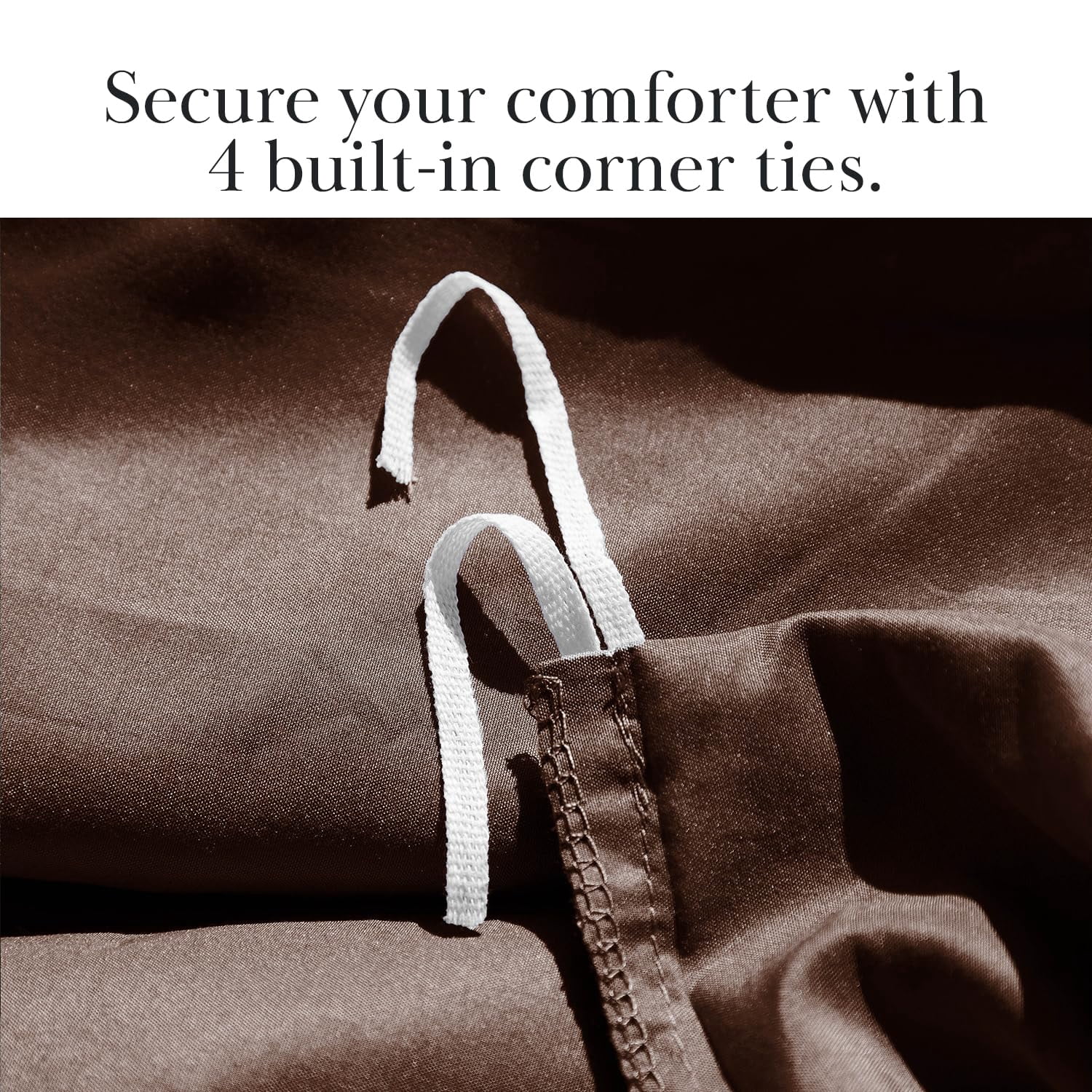 Neutral Solid Color 3-Piece Duvet Cover Set by Southshore Fine Linens