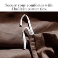 thumbnail image 5 of Neutral Solid Color 3-Piece Duvet Cover Set by Southshore Fine Linens, 5 of 8