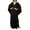 #1 Black, variant on Luxalzxs Womens Beach Cover Up Solid Color V Neck Batwing Sleeve Swimsuit Cover Up Caftans Long Dress Plus Size Beach Kaftan Dresses