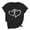 Black, variant on Aboser Valentines Day T Shirts for Women Cute Going Out Tops Funny Love Heart Graphic Tees Casual Short Sleeve Blouse Soft Round Neck Vacation Tee Shirt