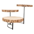 thumbnail image 2 of Bandeja desmontable de madera maciza de 3 capas, soporte de exhibición reutilizable para postres, herramienta de cocina, soporte de Pedestal para, 2 of 9