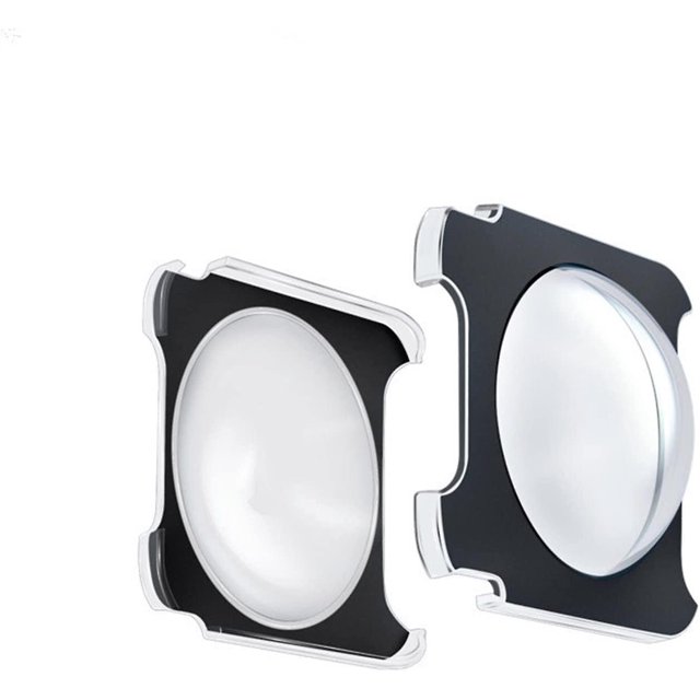 Tapa protectora de lente adhesiva para lente panorámica Tapa de lente (2 piezas, negro) ShuxiuWang 8390613669681