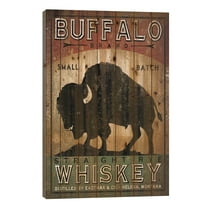 Wood Pallet Art Print - Buffalo Brand Small Batch Straight Rye Whiskey