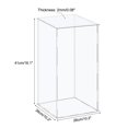 thumbnail image 2 of Uxcell Acrylic Display Case Plastic Box Cube Storage Box Clear Assemble Showcase 26x26x41cm for Collectibles, 2 of 5