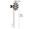 thumbnail image 3 of BJBSJSZ Outdoor Yard Windmill Metal Wind Spinner,Wind Sculptures Spinners Yard Decor Pinwheel, Wind Outdoor For Yard And Garden Metal Yard Windmill Decoration for Garden Yard Lawn Patio Decoration, 3 of 7