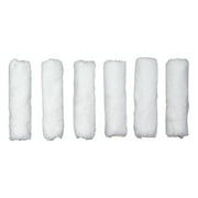 WHIZZ 4 Microfiber Multi-Surface Mini Paint Roller Refills, 6-Pack, 3/8-Inch Nap, Ideal for Interior Use