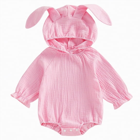 Hessimy Newborn Baby Girl Summer Outfit Bow Smocked Bubble Romper Doll Collar Plaid Bodysuit Fly Sleeve Jumpsuit Clothes(Red