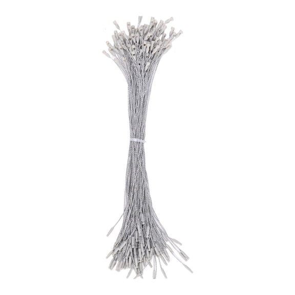 Clearance Under $5 | 100pcs Ornament Hanger Strings, Precut Ribbon with Fastener for Christmas Tree