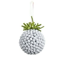 KOYPTL 16Pcs 2.36In Christmas Ball Ornaments Set for Tree,Shatterproof Clear Glittering Hanging Bulbs Pendants for Christmas Tree Porch Yard Holiday Decorations for Xmas Birthday Home Party Supplies