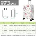 thumbnail image 5 of Travel Luggage Cover Suitcase Protector Fits 18-32 Inch Luggage Wheel Covers Patterned Travel Related Items Flower Luggage Protector Elastic Luggage Anti-scratch Suitcase Cover L, 5 of 5