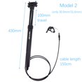 thumbnail image 3 of DJC Dropper Seatpost Adjustable seat post Internal Routing 80mm Travel MTB bike dropper 27.2mm 28.6mm 30mm 30.4mm 30.9mm 31.6mm 33.9mm, 3 of 9