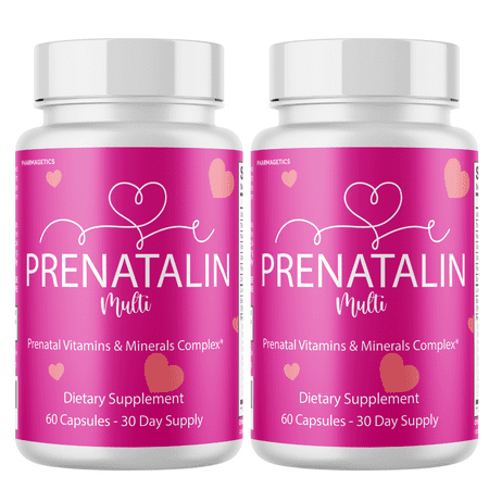 Prenatalin- Prenatal Formula Advanced Blend of Vitamins and Minerals-2 Bottles