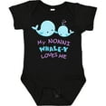 thumbnail image 3 of Inktastic My Nonni Whale-y Loves Me Boys or Girls Baby Bodysuit, 3 of 5