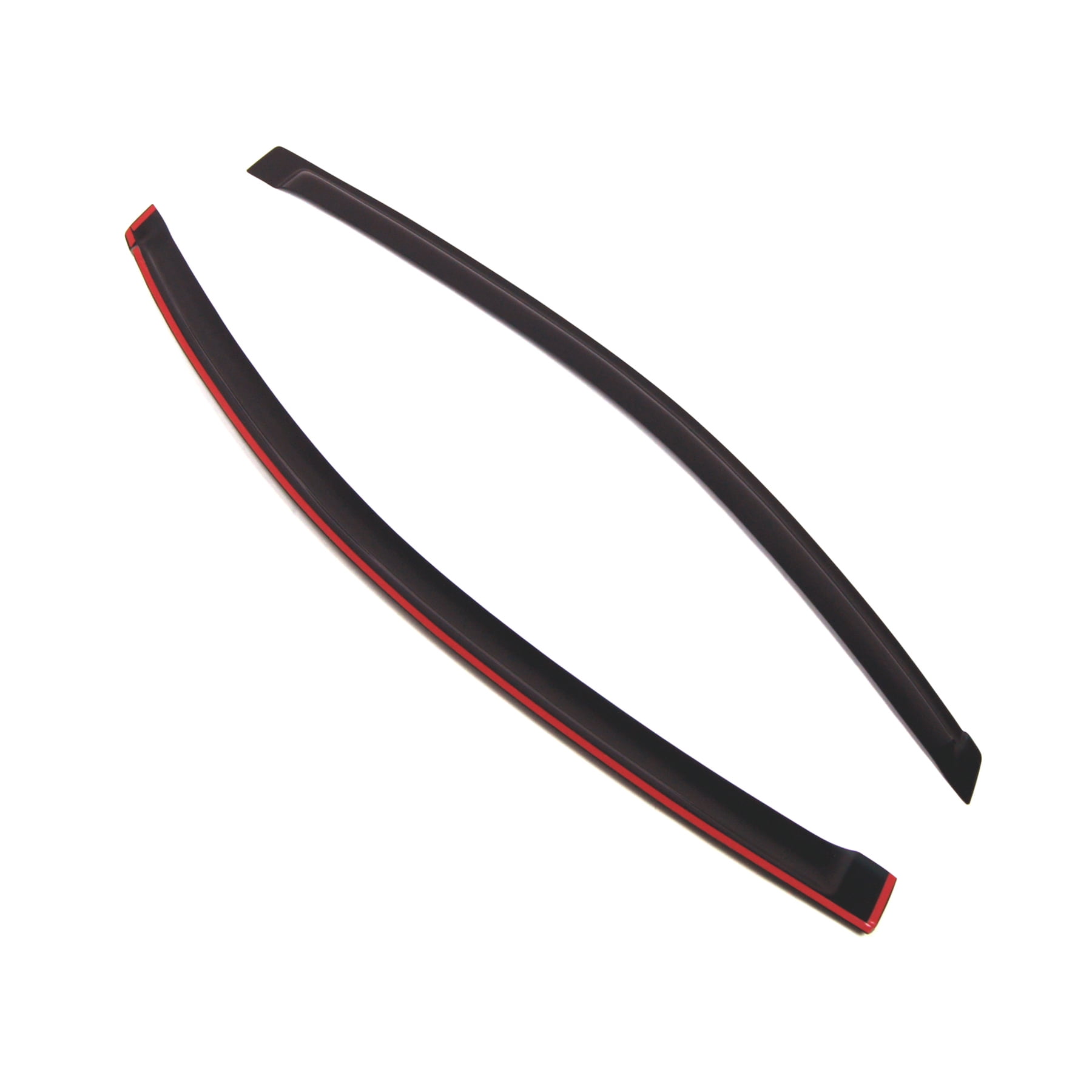 Tuningpros WD2-386 Out-Channel Window Visor Deflector Rain Guard Dark Smoke 2 Pcs Set For 2005-2010 Scion Scion tC