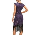 thumbnail image 4 of Njagoc3 Womens Sleeveless Embellished Flapper Dress, Art Deco, Vintage Party & Dance Outfit, 4 of 6
