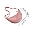 thumbnail image 2 of Crossbody Sling Bag, Trendy Small Shoulder Bag Purse, Dumpling Bag Casual Handbag, Adjustable Strap for Women Men, 2 of 10