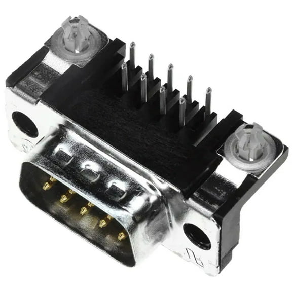 5747840-2 Connector D-Sub Plug 9 Position Male Pins Through Hole Right Angle :RoHS