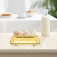 thumbnail image 2 of VERDANVERSE Multi-Functional Fruit Plate Dessert Dish Golden 1Pcs, 2 of 8