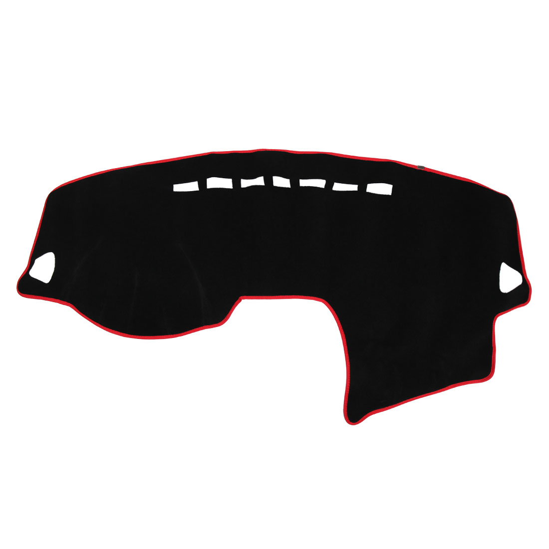 Black Red Polyester Dashboard Sun Cover Dash Mat Carpet Pad for 408