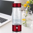 thumbnail image 3 of Peggybuy Electric Water Filter 420ML Lonizer Maker Portable Home Appliance (Red), 3 of 9