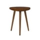 thumbnail image 1 of Mesa auxiliar MH London Tri Pin Tora hecha a mano en madera de mango, 45 x 45 x 46 cm, 1 of 6