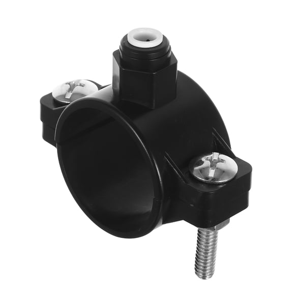 KALLORY Universal Drain Saddle Valve Clamp Plastic 1 Set for Home Plumbing Repair and Installation