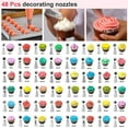 thumbnail image 4 of 82Pcs Cake Decorating Supplies Kit Baking Fondant Tool Set Piping Bag Pen Spatula DIY Cake Cupcake Decorating Icing Tool Set, 4 of 7