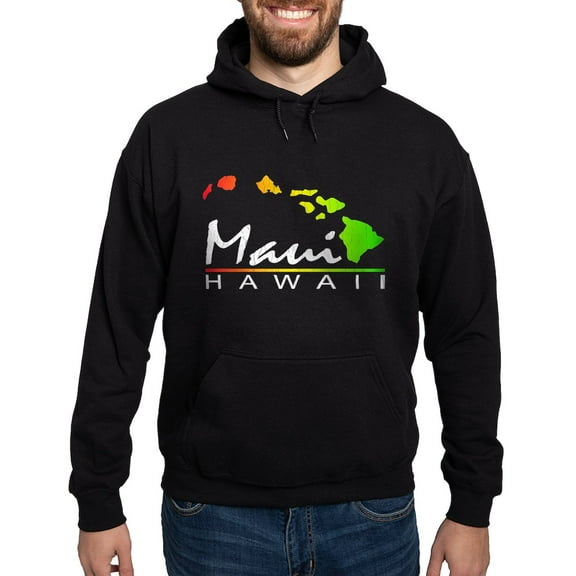CafePress - MAUI Hawaii (Distressed Design) Hoodie - Pullover Hoodie, Classic, Comfortable Hooded Sweatshirt