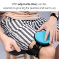 thumbnail image 3 of Portable Drum Practice Pad Stand Holder with Silica Gel Drum Pad Leg Strap for Kids Adults, 3 of 5