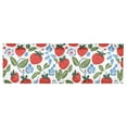 thumbnail image 6 of Yayeee Kitchen Valance Rod Pocket 54" x 18" Living Room Window Curtain, Vibrant Strawberries, 6 of 6