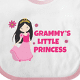 thumbnail image 4 of Inktastic Grammy's Little Princess Girls Baby Bib, 4 of 4