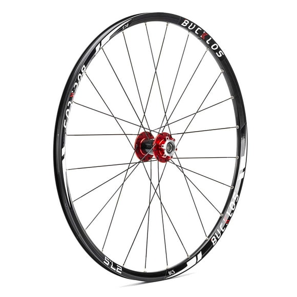 BUCKLOS ã€US Stock】 26/27.5/29" Mountain Bike Wheelset, Carbon Hub MTB Wheels Quick Release Disc Brakes, 24H Low-Resistant Flat Spokes Bike Wheel fit 7-11 Speed Cassette MTB Wheelset