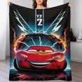 thumbnail image 4 of Manta de Lightning McQueen, manta de tela de superficie vertical súper suave de varios tamaños, acogedora y cálida, adecuada para cama, sofá, campamento, viajes, para todas las estaciones, liviana y, 4 of 8