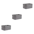 thumbnail image 2 of maskred Sac de Rangement Robuste et Durable pour un Espace Bien Organisé Boîte de Rangement Pliable avec Poignée en Coton Multifonctions Gris, 2 of 6