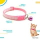 thumbnail image 4 of Collar para mascota Ajustable Poli Pets perro Gato Raza Pequeña rosa 6.49 pulg, 4 of 6