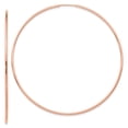 thumbnail image 5 of 14K Rose Gold Plated 1.2mm Polished Endless Hoop Earrings, 5 of 7