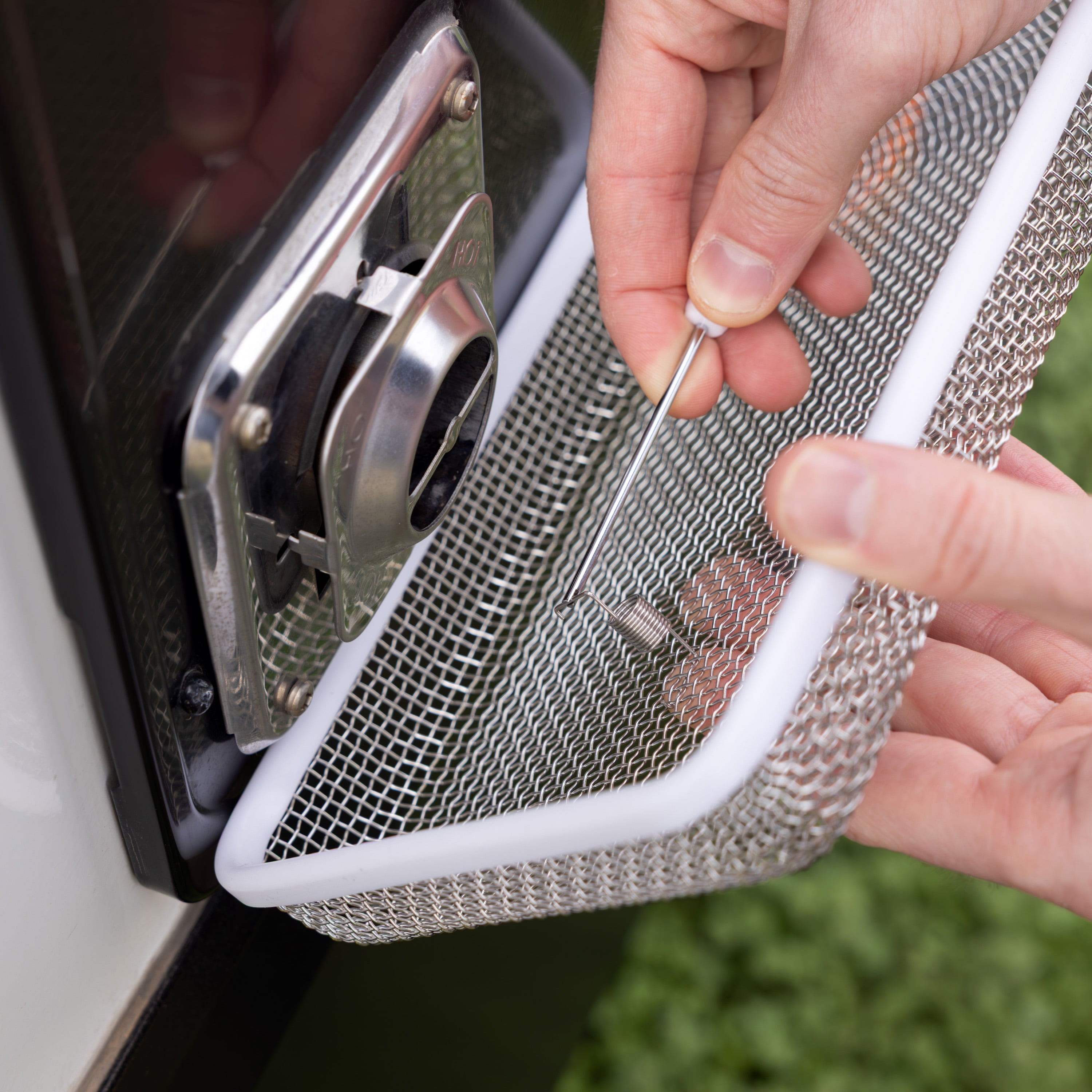 (2 pack) Auto Drive RV & All-Purpose Vent Cover Screen Set, Heavy Duty, Stainless Steel