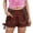 Brick Red, variant on Women's Oktoberfest Shorts Traditional German Festival Casual Comfortable Summer Printed Shorts for Ladies, Army Green Size: XL