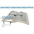 Multi Flex Focus Reading Glasses Strong 3 in 1 Power Readers Automatically Adjusts From .5 to