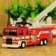 thumbnail image 3 of Simulation Fire-truck Toy With Music Light Realistic Ladder Water Tank 1:32 Scale Miniature, 3 of 5