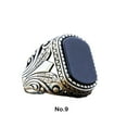 thumbnail image 2 of kurtrusly Alloy Men S Retro Ring High-End Texture Electroplated Finish Wide Application Men Rings Vintage A Size 9, 2 of 6