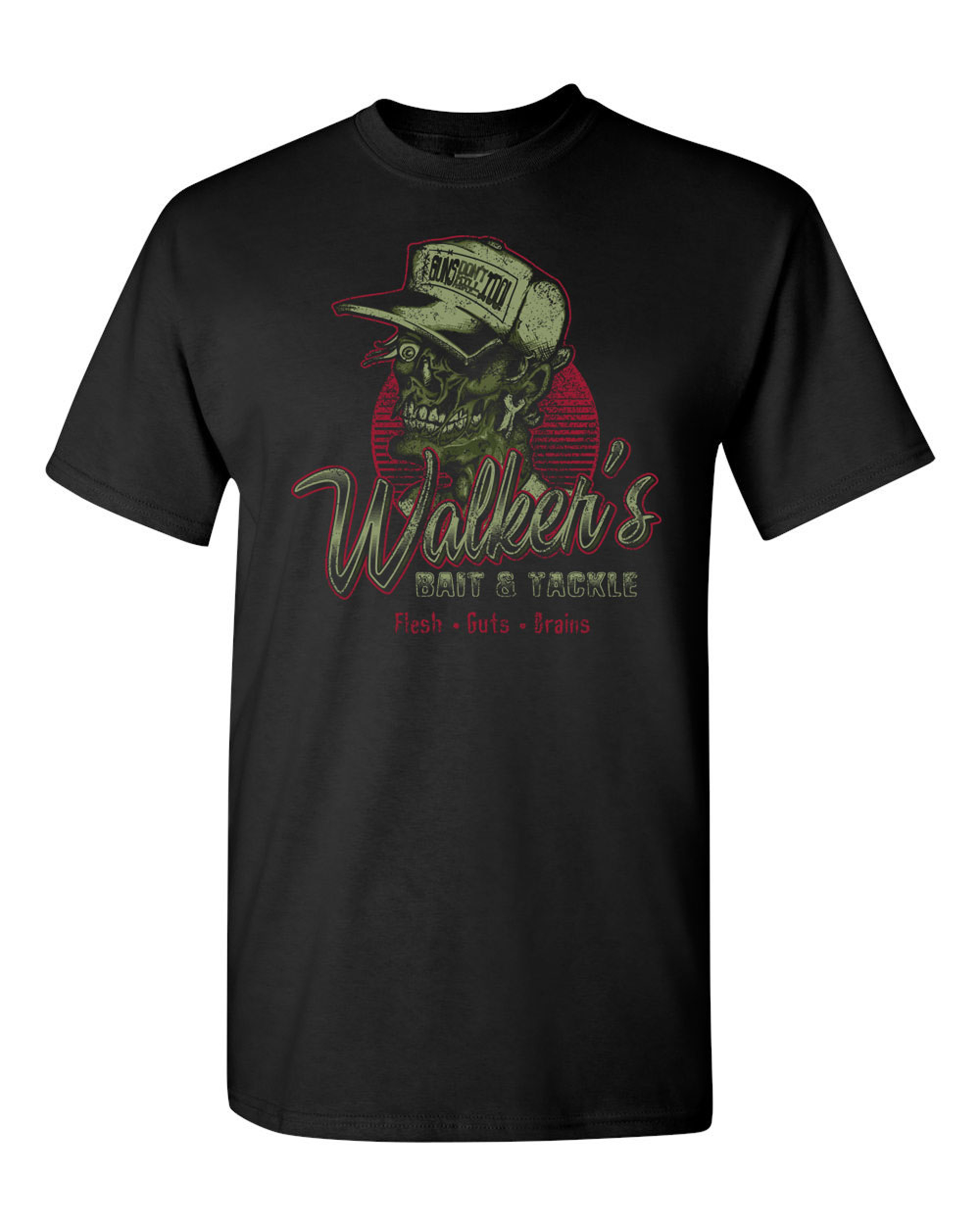 Walker's Bait and Tackle Shop Funny Parody Adult DT T-Shirts Tee