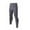 Gray, variant on Coorders Men's Performance Long Underwear,George Elastic-Waist Active Soft Compression Leggings ﻿Underwear Pants, Black,Size XXL
