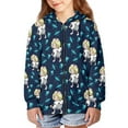 thumbnail image 3 of Xoenoiee Dental Nurse Print Casual Hooded Jacket for Teen Girls Boys Zip Up Hoodie Long Sleeve Sweatshirt with Pocket Kids Youth Fall Outerwear Outfits for 11-13 Years Kids, 3 of 7