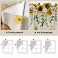 thumbnail image 5 of Spring Dog Swag Valances for Windows, Kitchen Window Curtains Over Sink, Sunflower Daisy Botanical Rustic Window Treatment Curtains for Living Room/Bedroom Curtains 2 Panel Sets 36"x45", 5 of 8