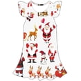 thumbnail image 1 of Ropa de verano para niños Vestidos bonitos de Navidad para niñas pequeñas Vestidos de fiesta de Papá Noel Vestidos pajarita trajes ropa Frocks6M Gao Jinjia LED, 1 of 2
