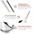 thumbnail image 2 of SHISUYAN 2pcs Soup Spoons Kitchen Scoops Deepened Soup Spoons No-rust Ladles Stainless Steel Kitchenware, 2 of 8