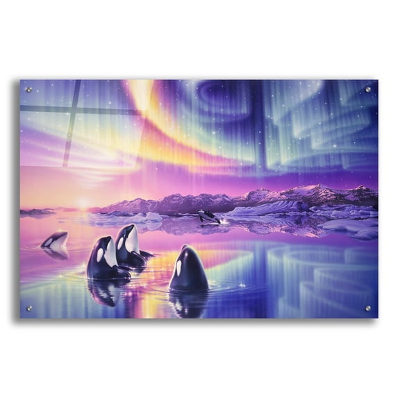 Epic Art 'Morning Song' by Kirk Reinert, Acrylic Glass Wall Art, 36"x24"