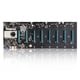 thumbnail image 5 of Btc-S37 Placa Base Para Minería Sin Elevador 8 Gpu Bitcoin Crypto Etherum Mining Set Con 8Gb Ddr3 1600Mhz Ram 1037U 128Gb Msata Ssd Cable De Alimentación sonducket EL012794-00, 5 of 6