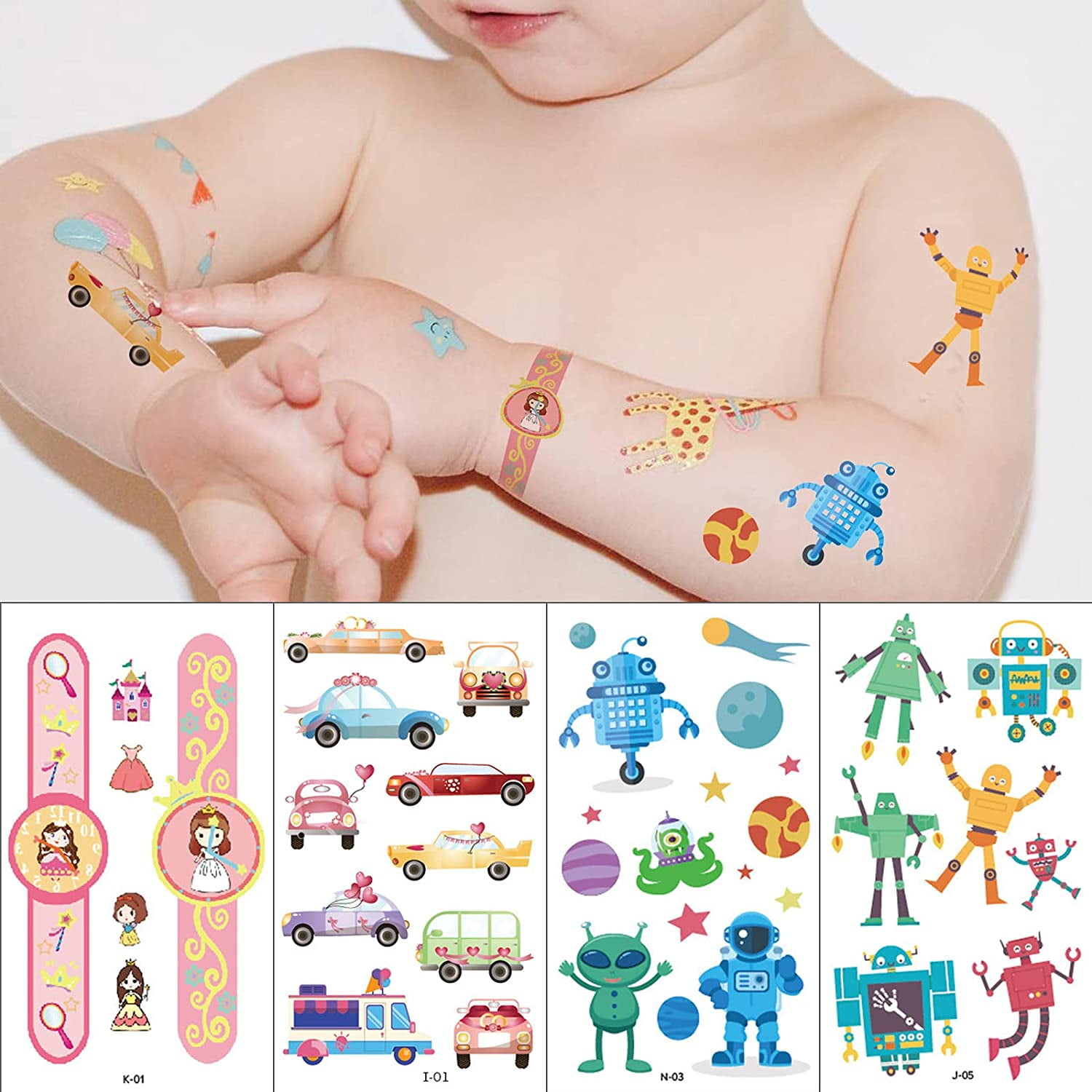 IGUOHAO 40 Sheets Robots Temporary Tattoos for Kids (400+pcs),Aliens astronauts,Cartoon Watch, Cars, Transportation Theme Boys Girls School Rewards Gifts Water Bottle Decor ( Inch) | Walmart Canada IGUOHAO 40 Sheets Robots Temporary Tattoos for Kids (400+pcs),Aliens astronauts,Cartoon Watch, Cars, Transportation Theme Boys Girls School Rewards Gifts Water Bottle Decor ( Inch) | Walmart Canada
